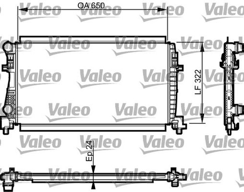 Kühler motorkühlung valeo - motorkÜhlung,